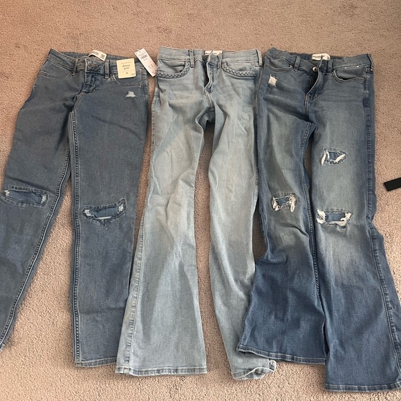 abercrombie kids Other - Abercrombie Kids Girls Jeans Bundle – Size 9/10 LONG (3 Pairs!) ✨